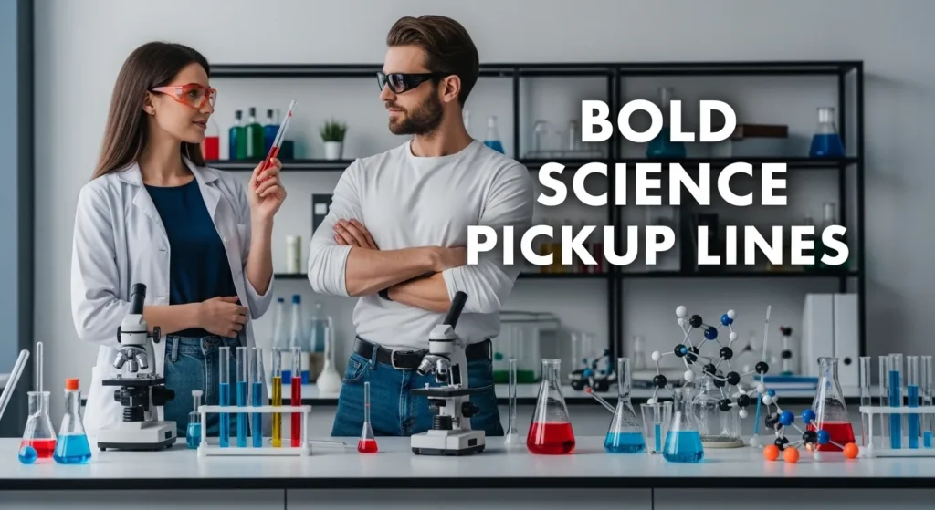 Bold science pickup lines