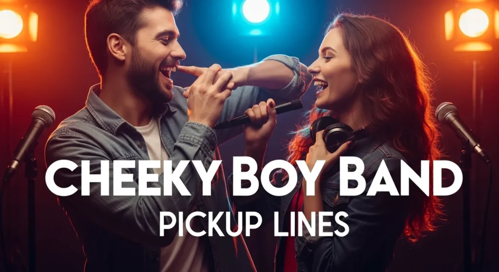 Cheeky Boy Band Pickup Lines