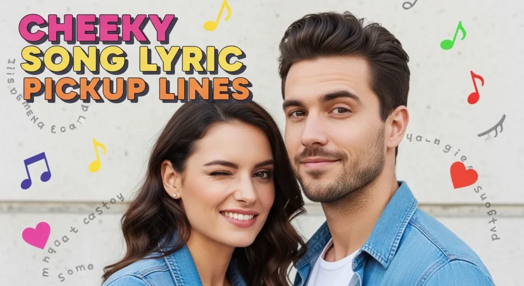 Cheeky Song Lyric Pickup Lines