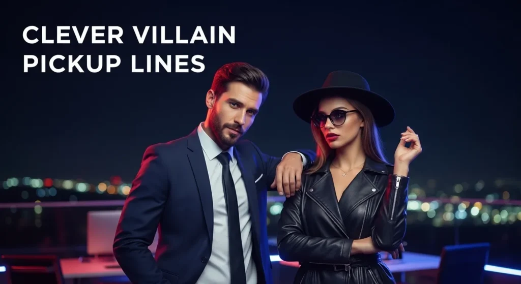 Clever Villain Pickup Lines