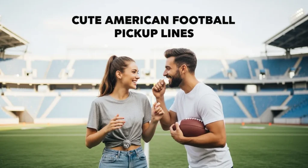Cute American Football Pickup Lines