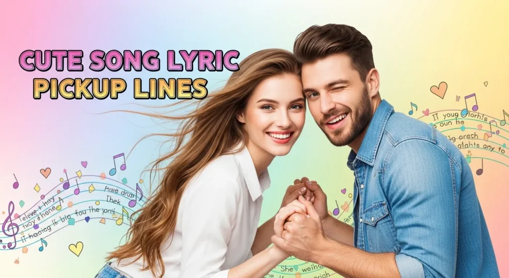 Cute Song Lyric Pickup Lines