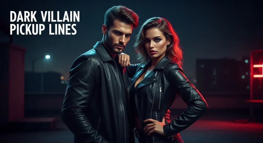 Dark Villain Pickup Lines