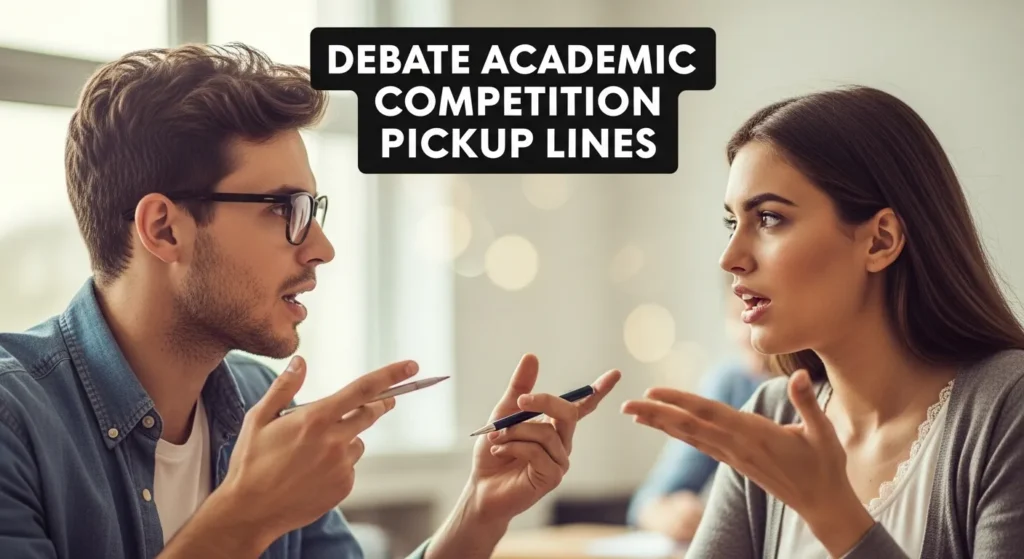 Debate Academic Competition Pickup Lines