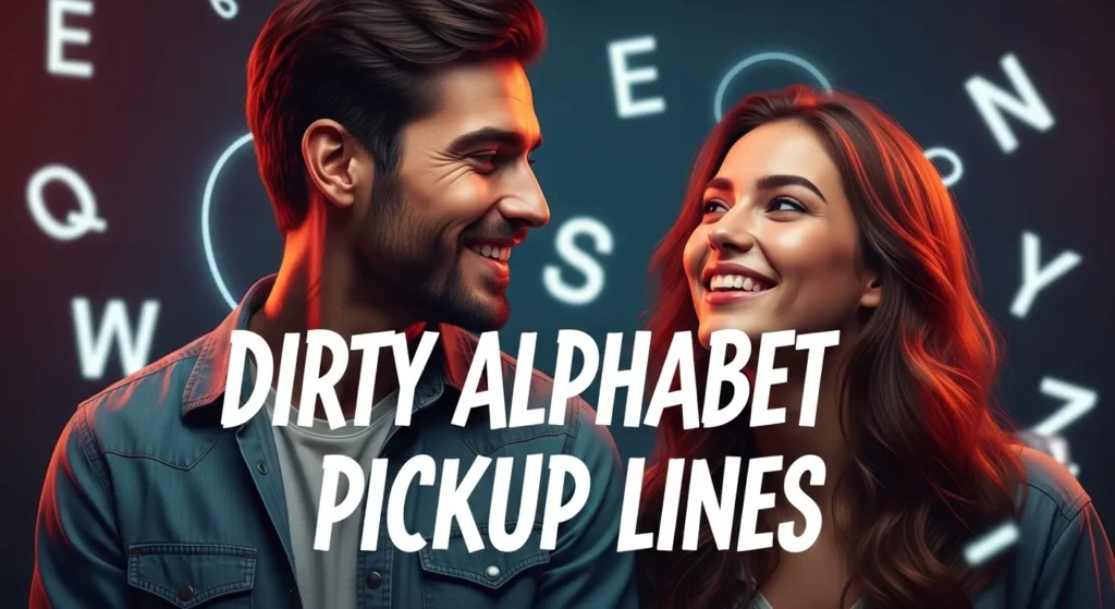 Dirty Alphabet Pickup Lines