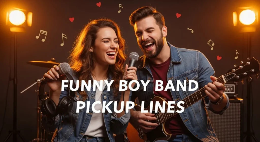 Funny Boy Band Pickup Lines