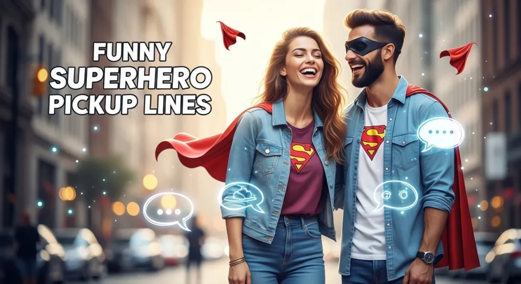 Funny Superhero Pickup Lines