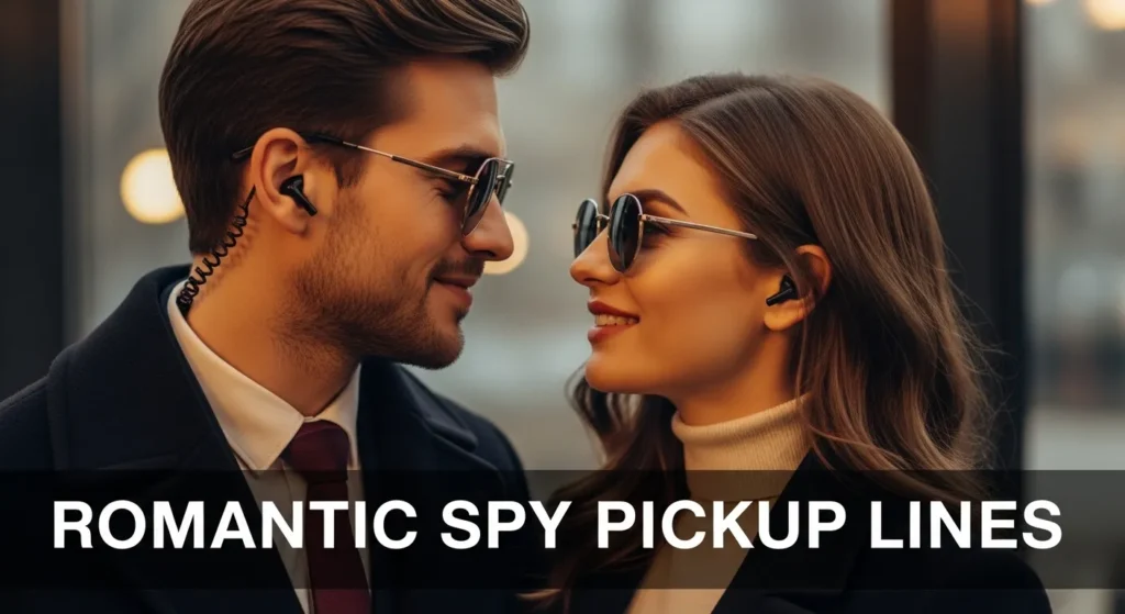 Romantic Spy Pickup Lines