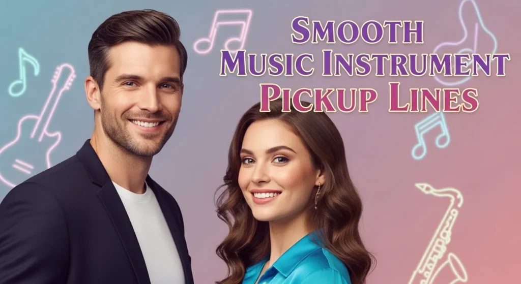 Smooth Music Instrument Pickup Lines
