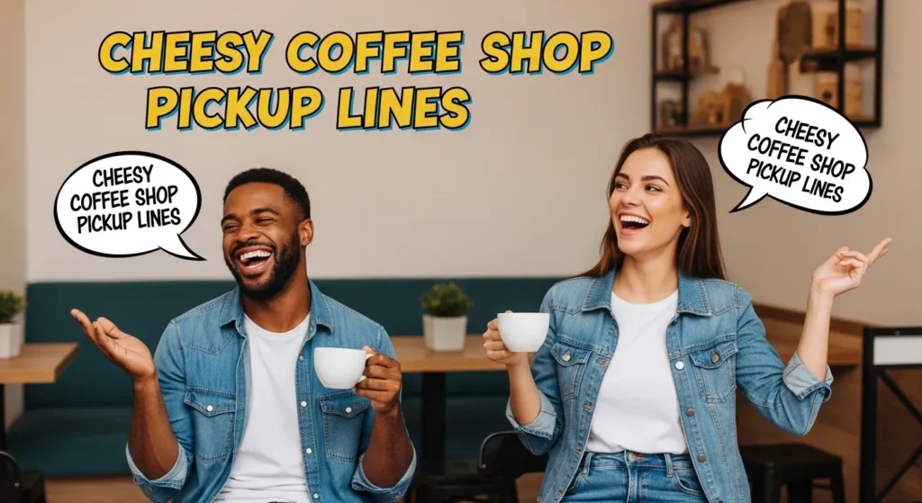 Cheesy Coffee Shop Pickup Lines