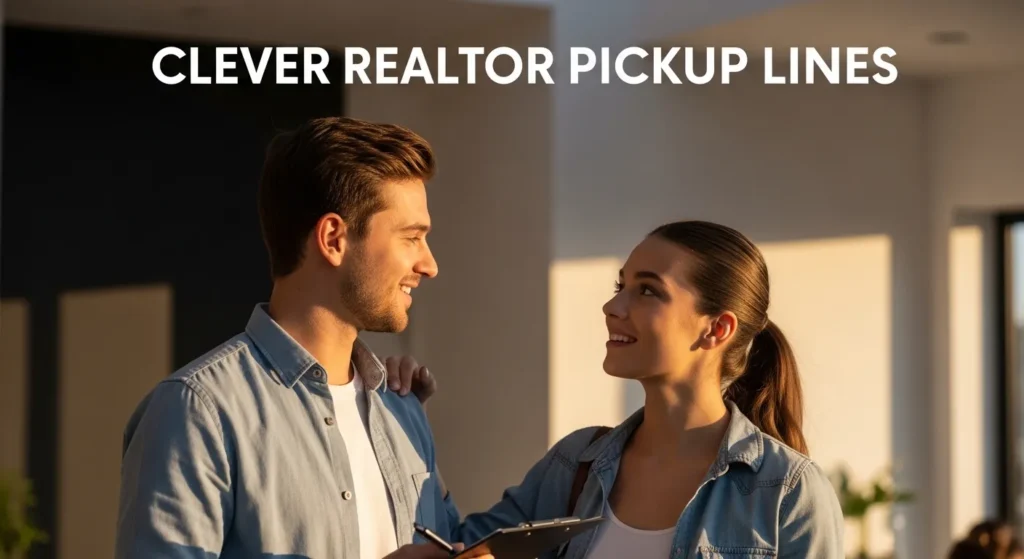 Clever Realtor Pickup Lines