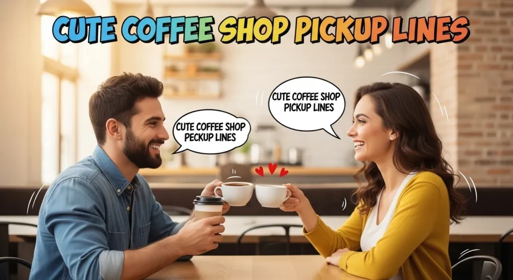 Cute Coffee Shop Pickup Lines