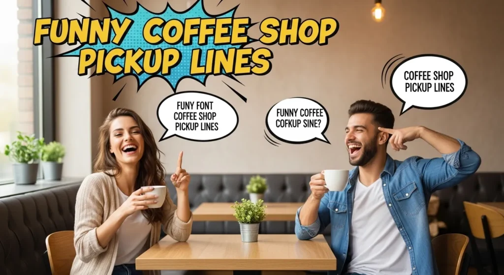 Funny Coffee Shop Pickup Lines