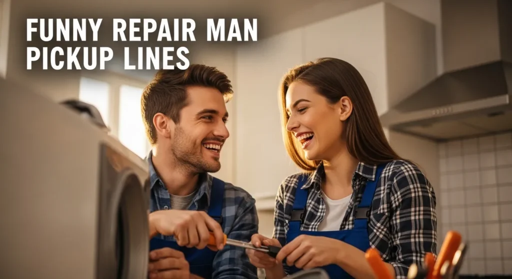 Funny Repair Man Pickup Lines