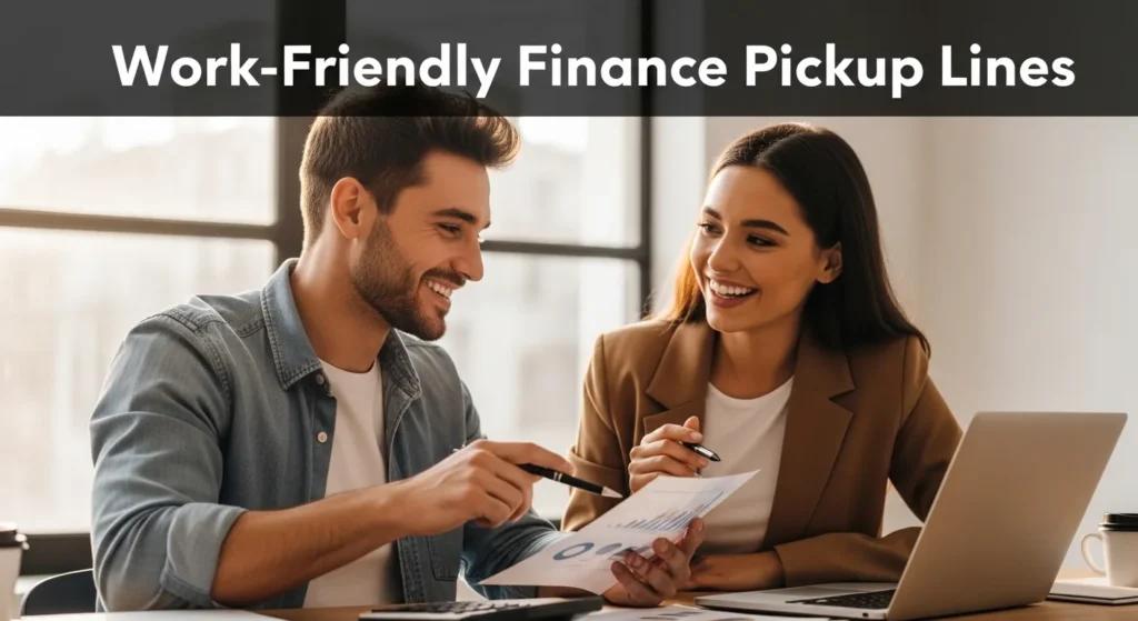 Work-Friendly Finance Pickup Lines
