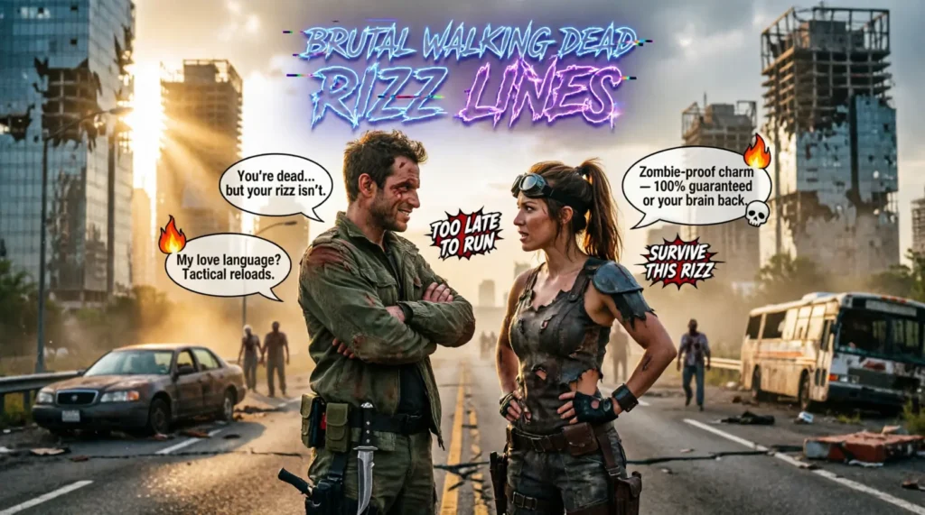 Brutal Walking Dead Pickup Lines