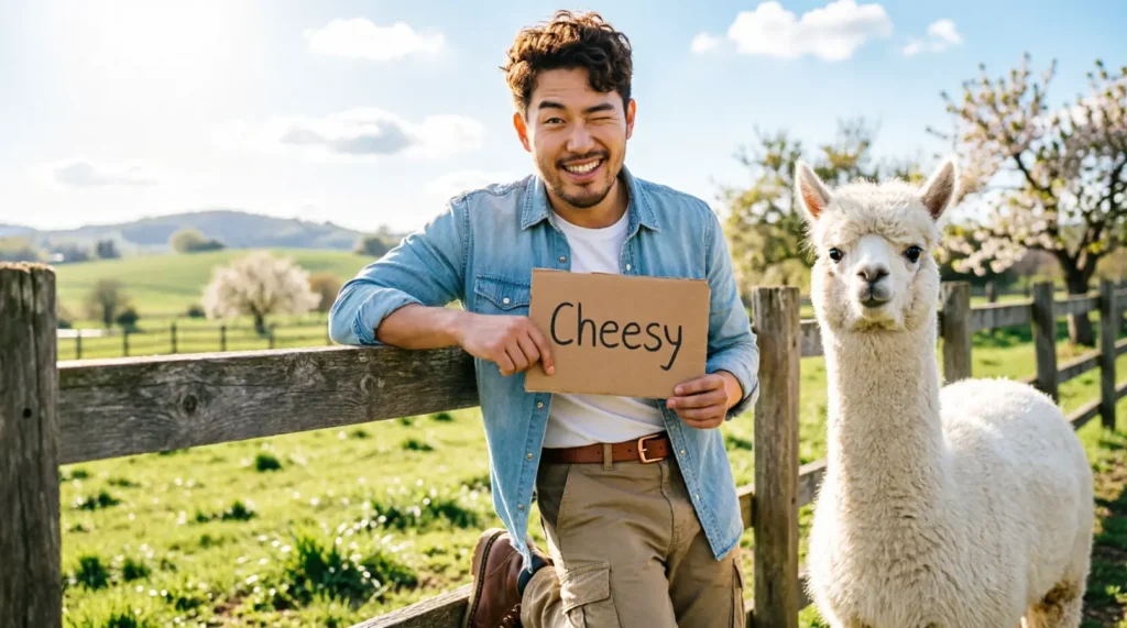 Cheesy Llama Pickup Lines