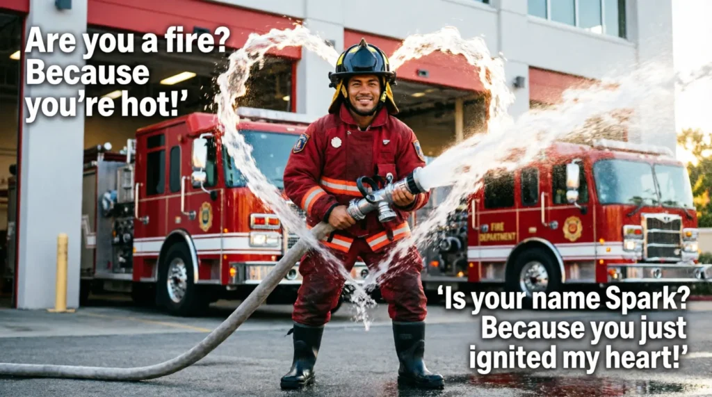Clever Firefighter Pick Up Lines