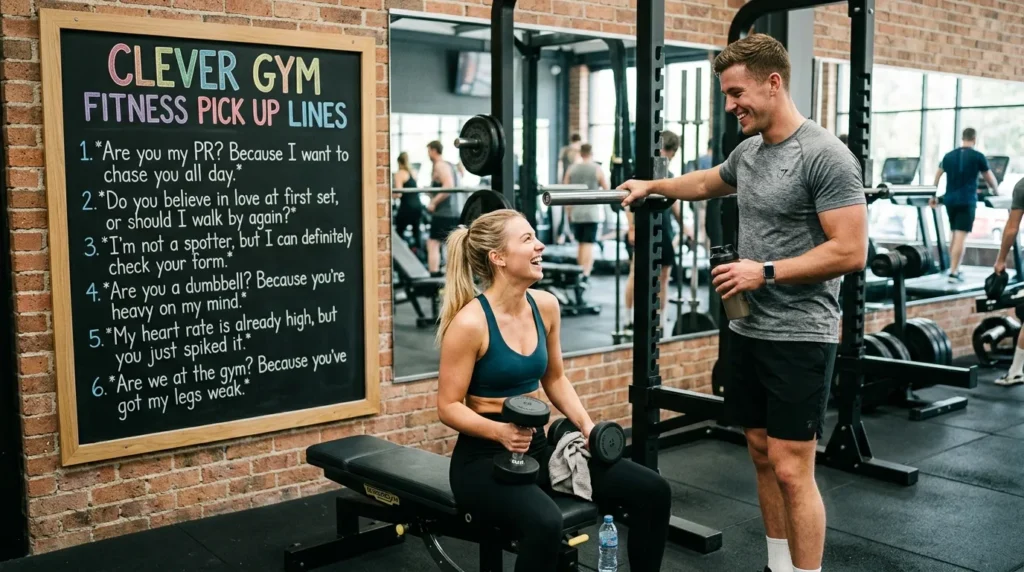 Clever Gym Fitness Pick Up Lines
