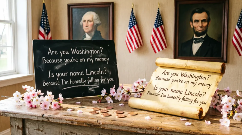 Clever Presidents’ Day Pick Up Lines