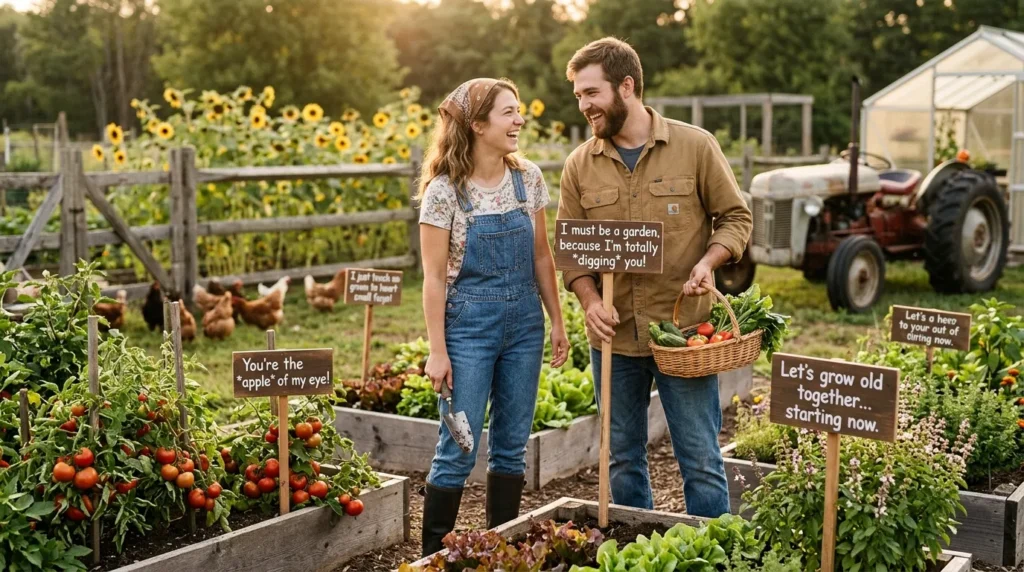 Cute Garden & Farm Pick Up Lines
