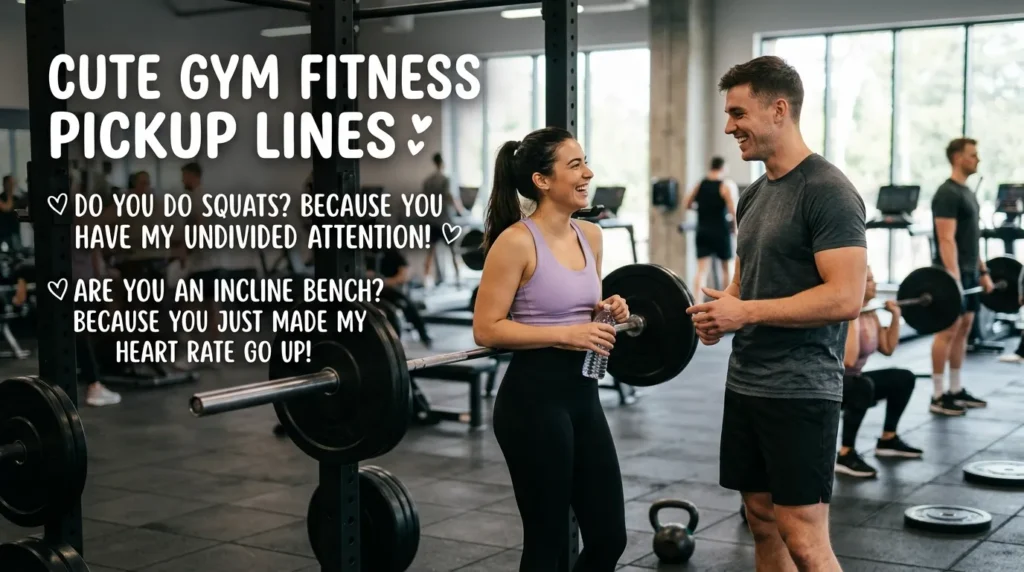 Cute Gym Fitness Pick Up Lines