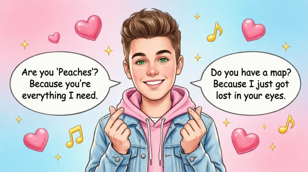 Cute Justin Bieber Pick Up Lines