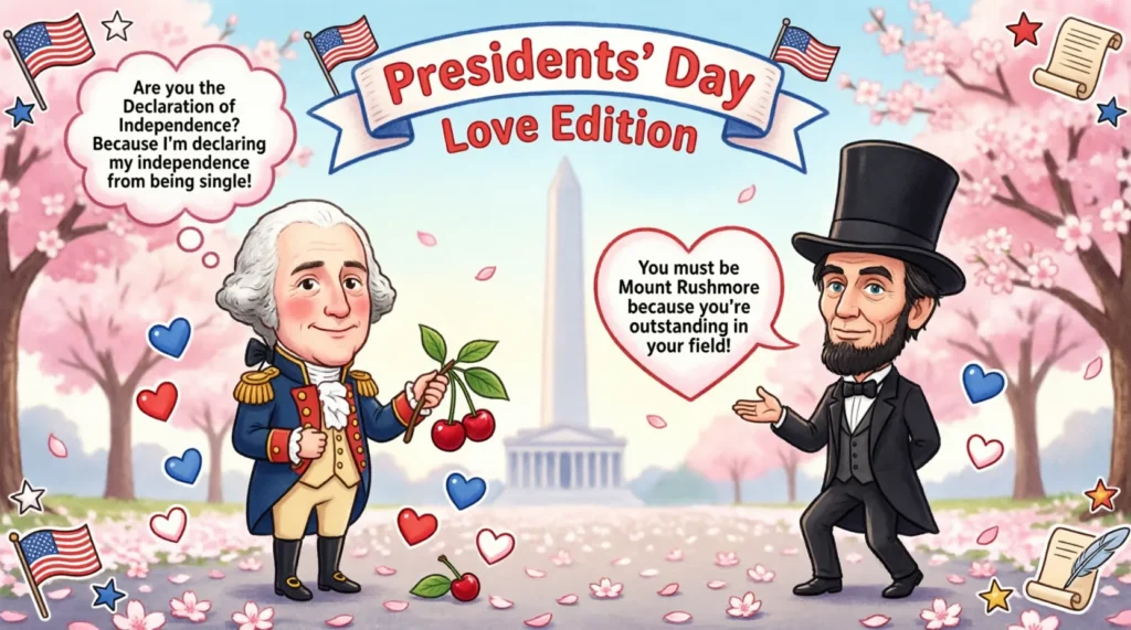 Cute Presidents’ Day Pick Up Lines
