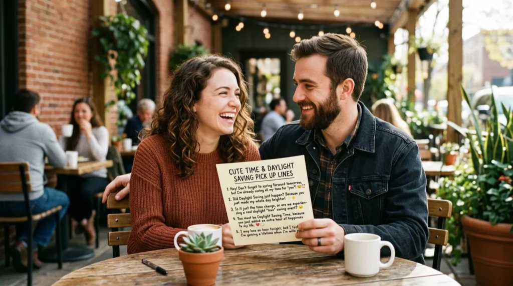 Cute Time & Daylight Saving Pick Up Lines