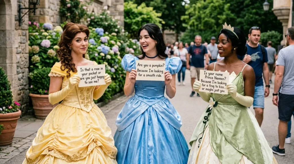 Disney Princess Rizz Lines