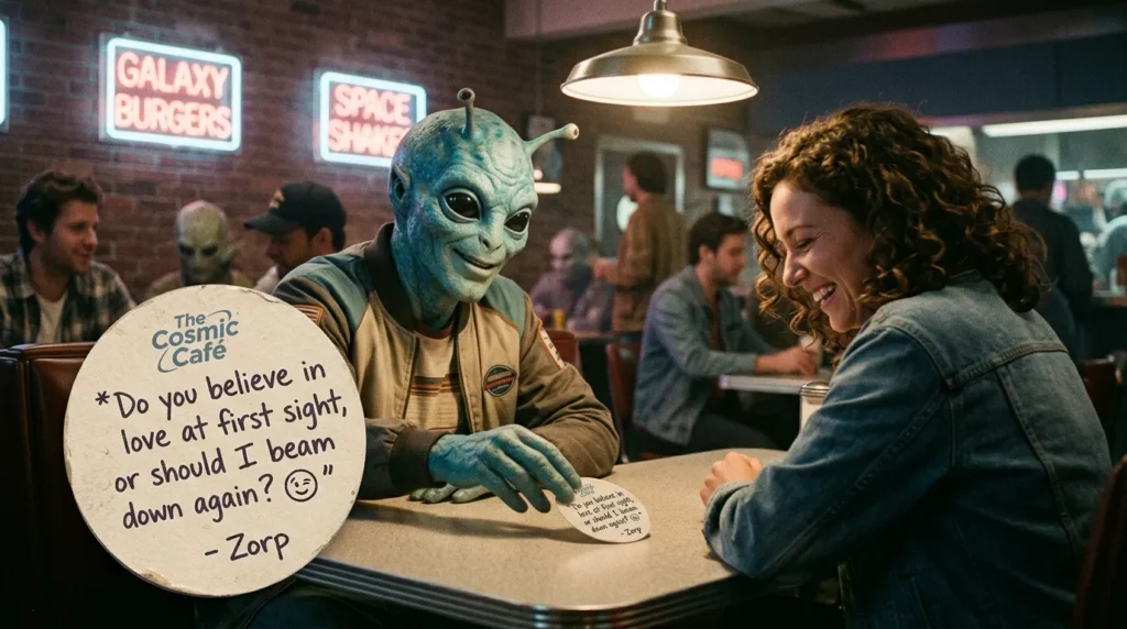 Flirty Alien Pick Up Lines