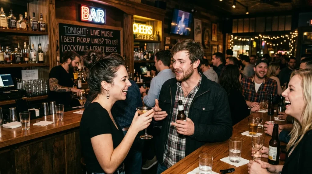 Funny Bars and Nightclubs Pick Up Lines