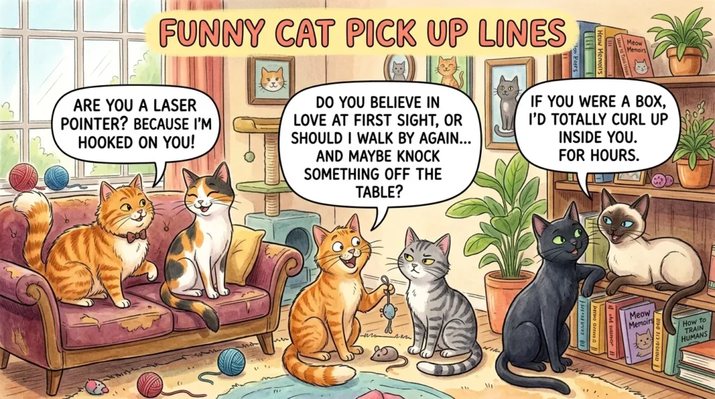 Funny Cat Pick Up Lines