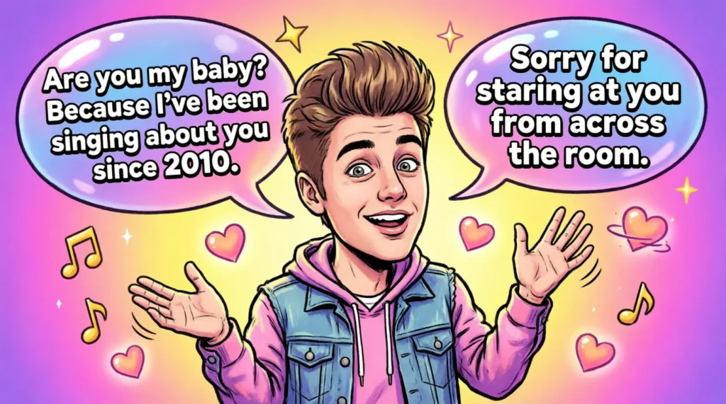 Funny Justin Bieber Pick Up Lines