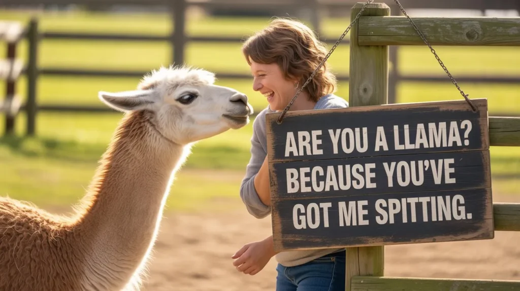 Funny Llama Pickup Lines