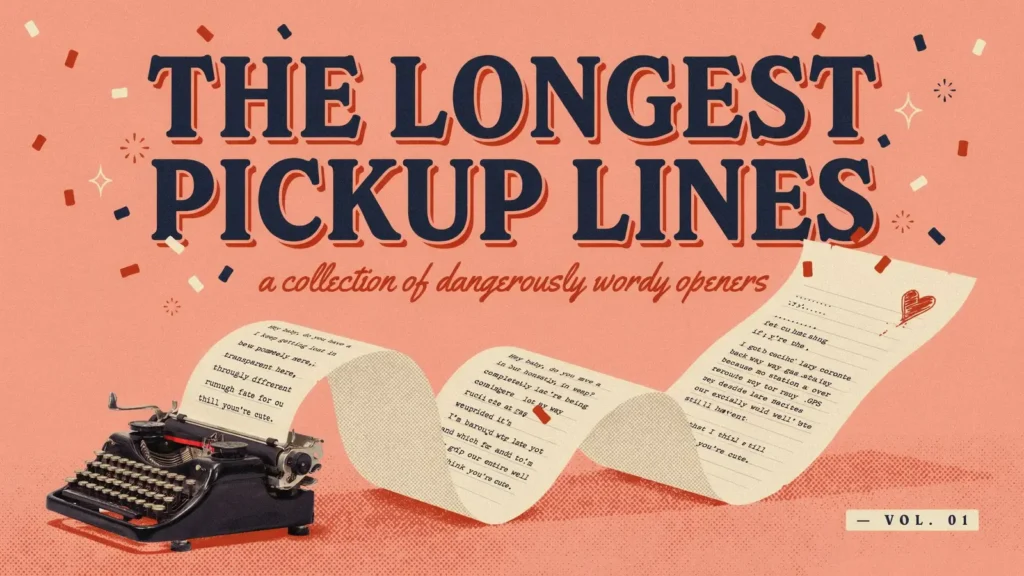 Funny Longest Pickup Lines