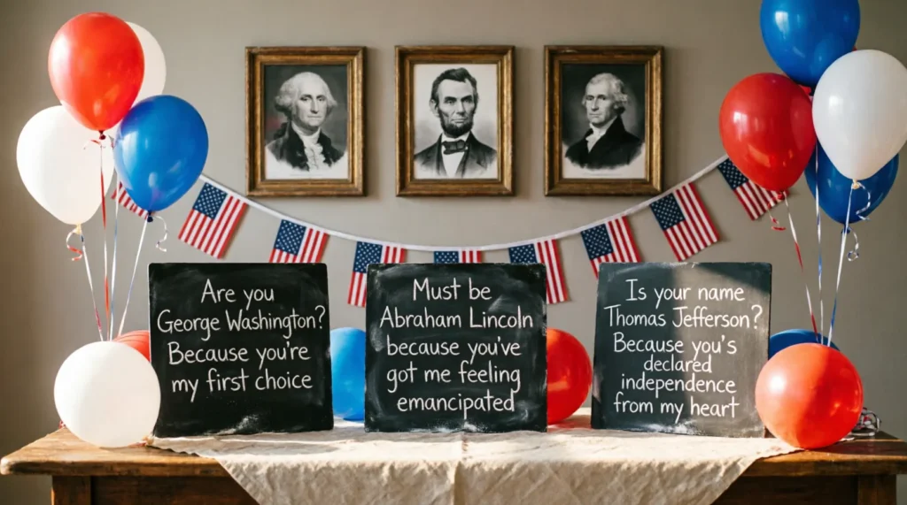 Funny Presidents’ Day Pick Up Lines