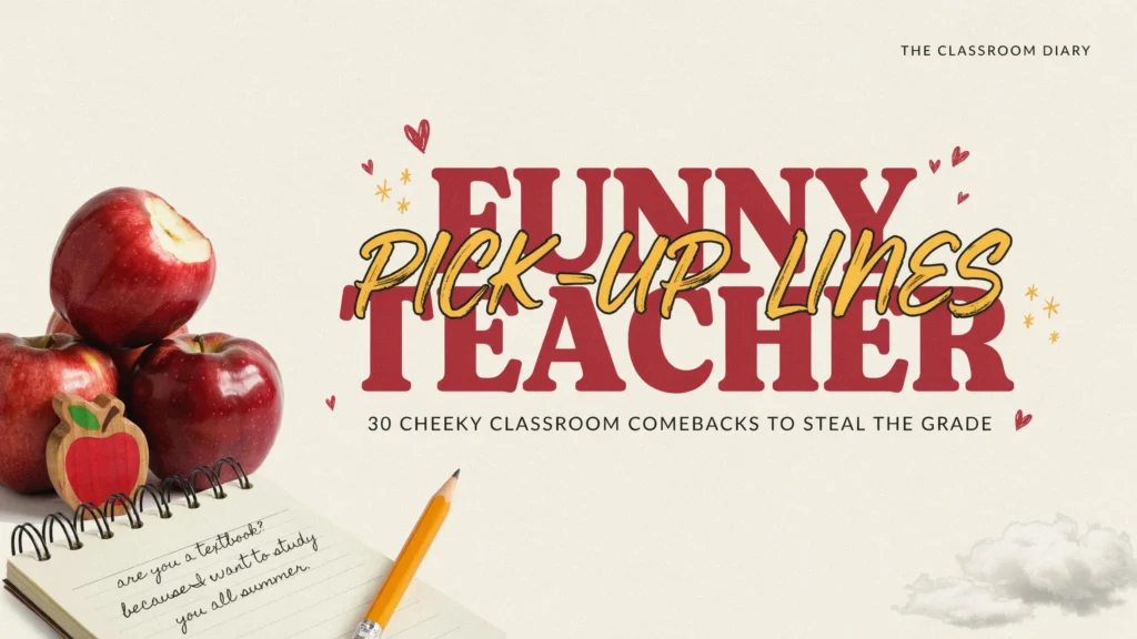Funny Teacher Pick Up Lines
