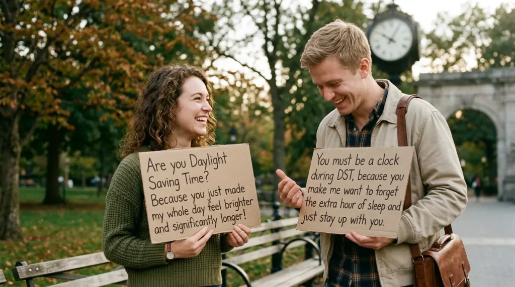 Funny Time & Daylight Saving Pick Up Lines