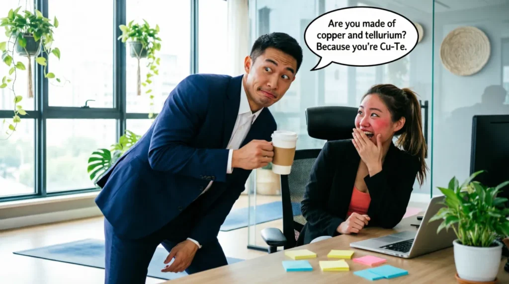 Funny Workplace Office Business Pick Up Lines image 