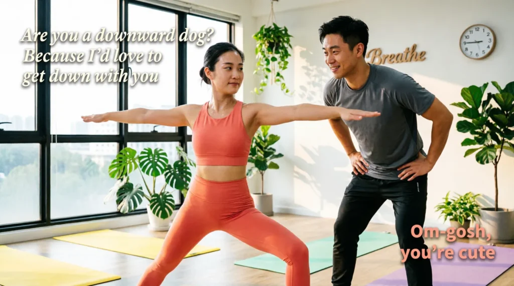 Funny Yoga Pick Up Lines