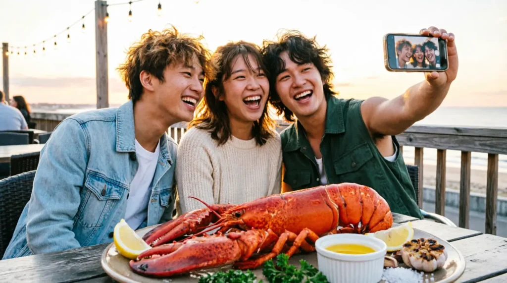 Lobster Rizz Lines for Social Media Captions