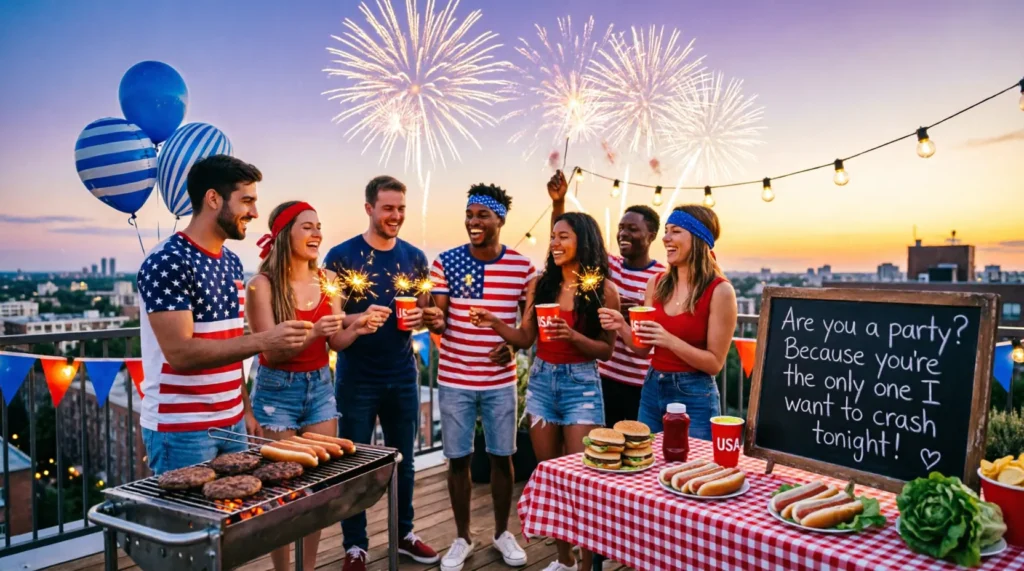 Party Fourth of July Pick Up Lines