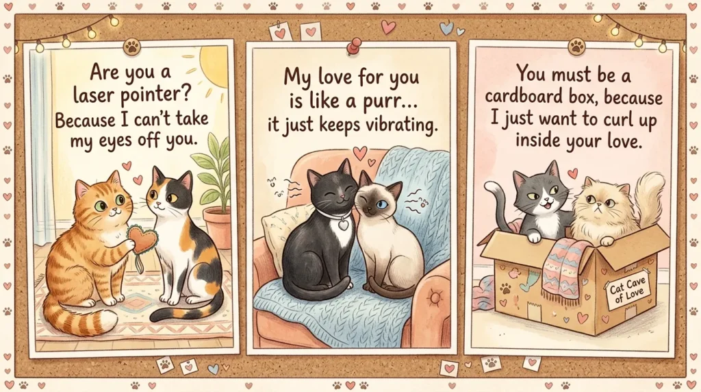 Romantic Cat Pick Up Lines