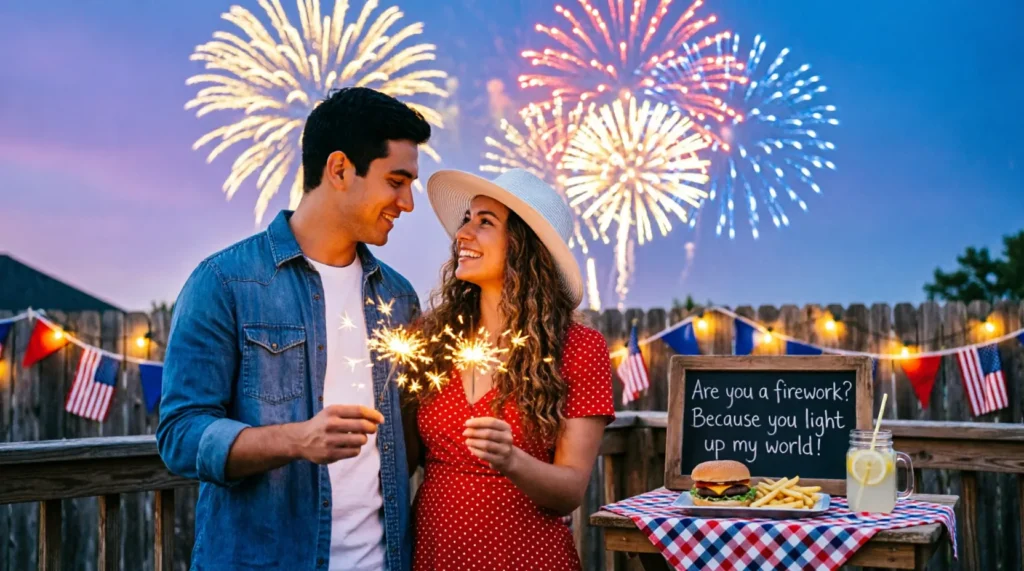 Romantic Fourth of July Pick Up Lines