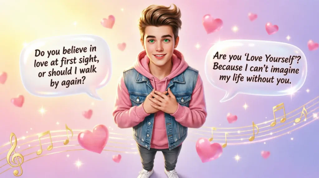 Romantic Justin Bieber Pick Up Lines