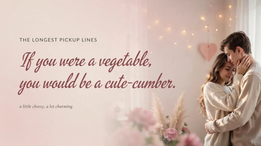 Romantic Longest Pickup Lines