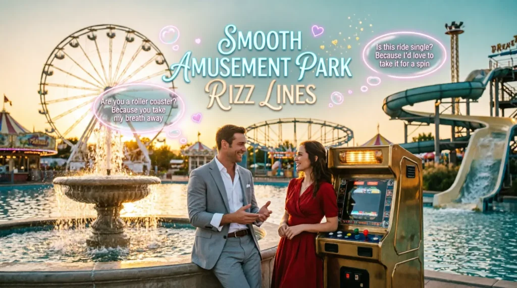 Smooth Amusement Park Water Park Fair Pick Up Lines