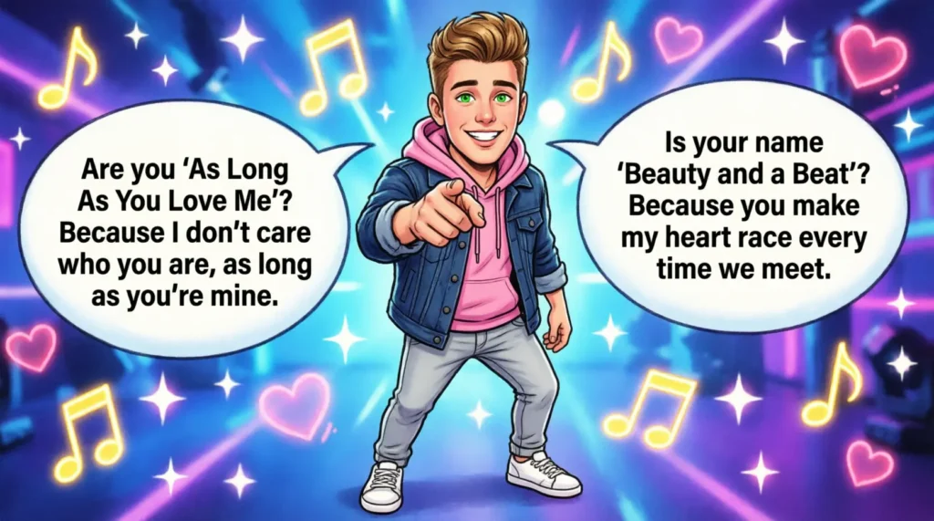 Song-Inspired Justin Bieber Pick Up Lines