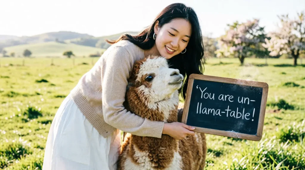 Sweet Llama Pickup Lines